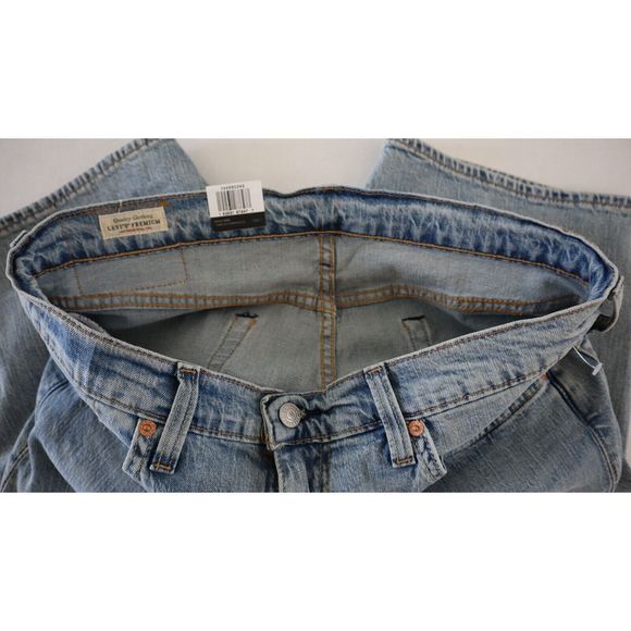 Levi's 511 Men's Sz 33 Blue Slim Fit Stretch Denim 10" Jean Shorts - Picture 5 of 6